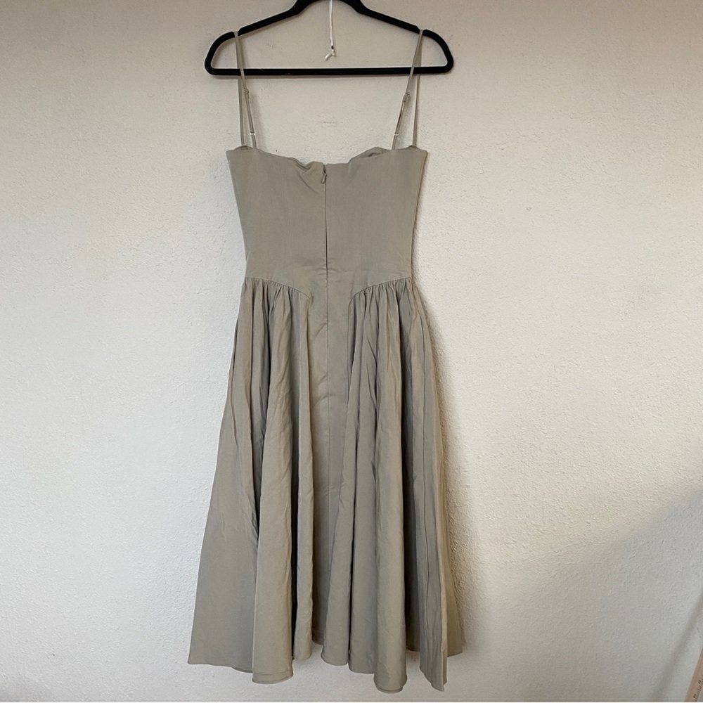 HOUSE OF CB XS D-DD 'Samaria' Taupe Corset Sun Dress NWOT Size XS - Picture 4 of 12